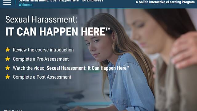 <mark>Sexual Harassment</mark>: It Can Happen Here™ (Employees)