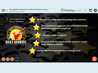 TrainingBriefs® Behaviors to Improve <mark>Customer Service</mark>