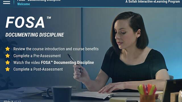 FOSA™ Documenting Discipline