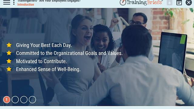 TrainingBriefs® Are Your Employees Engaged?