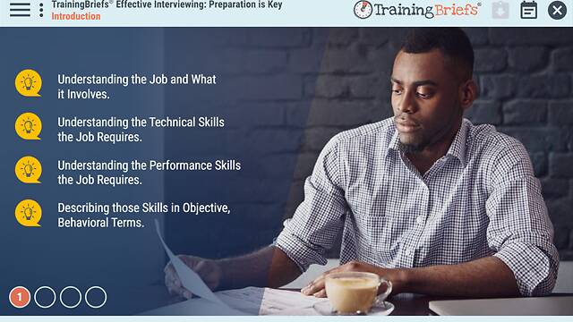 TrainingBriefs® Effective Interviewing: Preparation is Key