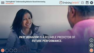 TrainingBriefs® Understanding Behavior-Based Interviewing