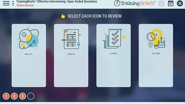 TrainingBriefs® Effective Interviewing: Open-Ended Questions