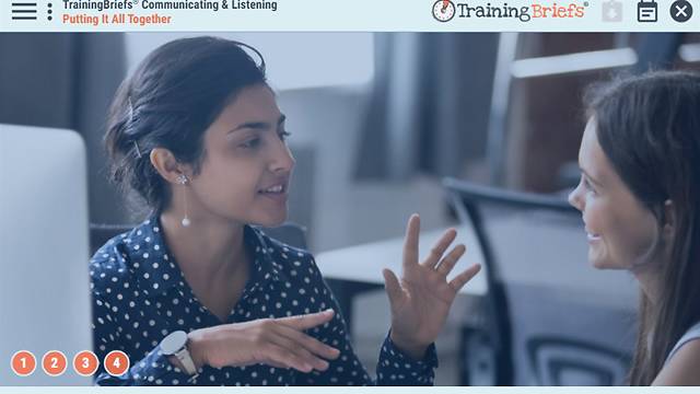 TrainingBriefs® Communicating & Listening