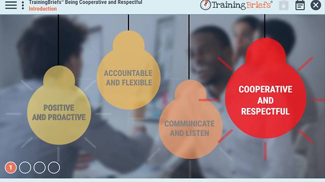 TrainingBriefs® Being Cooperative and Respectful