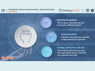 TrainingBriefs® Behavior-Based <mark>Interviewing</mark> – Target of the Question