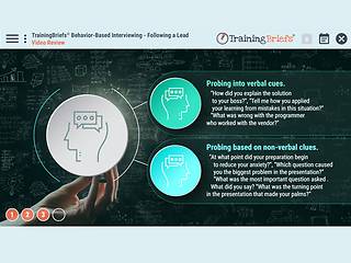 TrainingBriefs® Behavior-Based Interviewing – Following a Lead