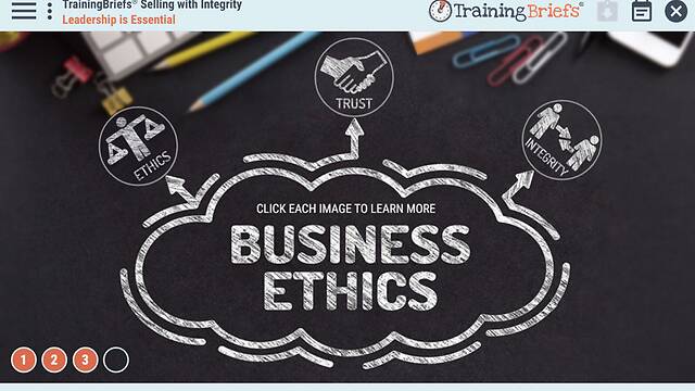 TrainingBriefs® Selling with Integrity