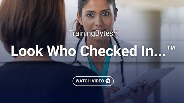 TrainingBytes® Look Who Checked In...™