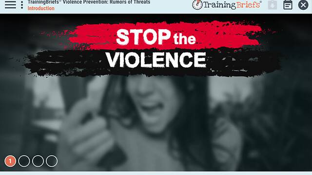 TrainingBriefs® Violence Prevention: Rumors of Threats