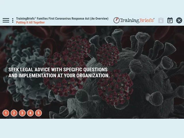 TrainingBriefs® Families First Coronavirus Response Act (An Overview)