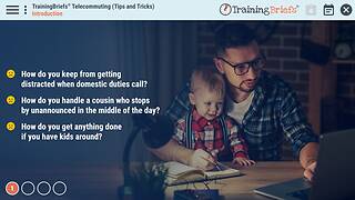 TrainingBriefs® Telecommuting (Tips and Tricks)