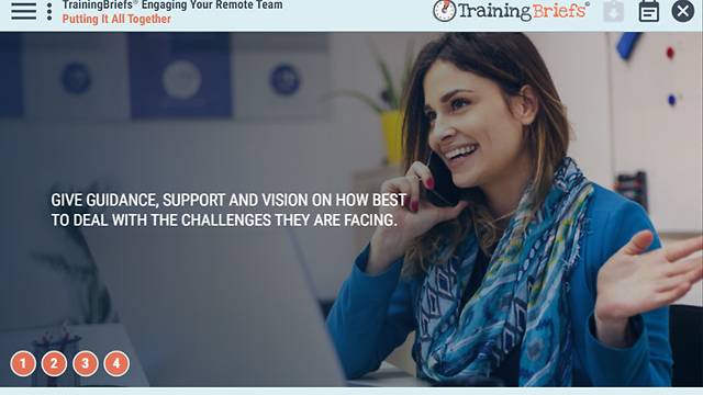 TrainingBriefs® Engaging Your Remote Team