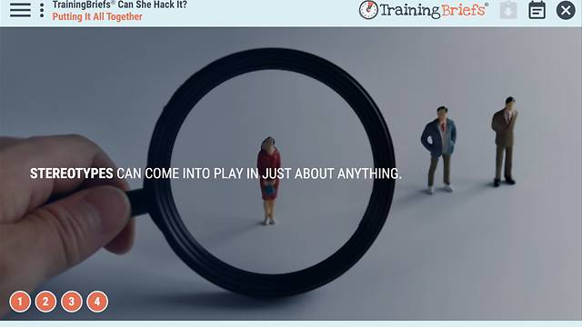 TrainingBriefs® Can She Hack It?