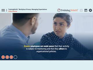 TrainingBriefs® Workplace Privacy: Managing Expectations