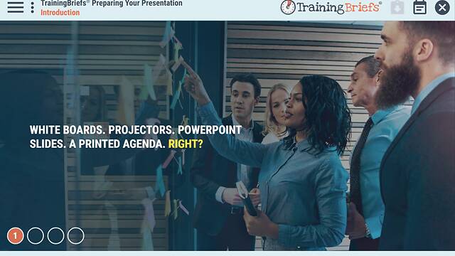 TrainingBriefs® Preparing Your Presentation