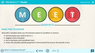 M.E.E.T. on Common Ground™: Speaking Up for Respect in the Workplace - Advantage Course