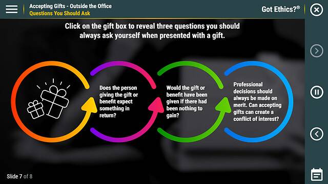 Got Ethics?® Accepting Gifts - Outside the Office
