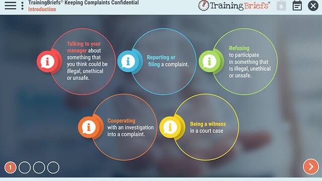 TrainingBriefs® Keeping Complaints Confidential