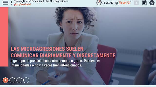 TrainingBriefs® Understanding Microaggressions (Spanish)
