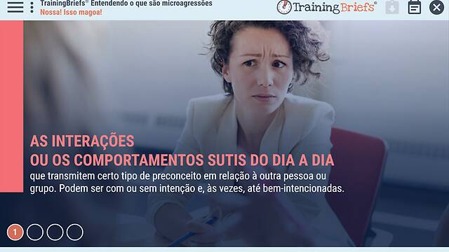 TrainingBriefs® Understanding Microaggressions (Portuguese-Brazilian)