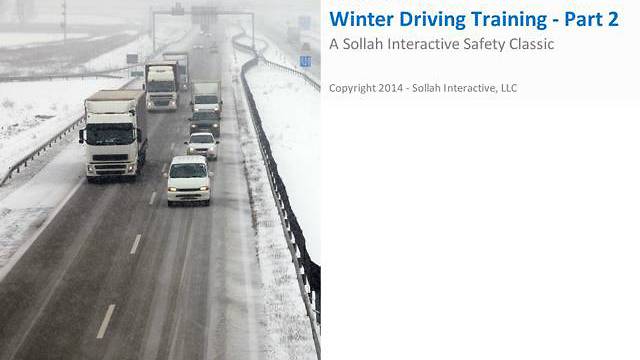 Winter Driving Training™ Part 2