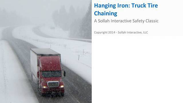 Hanging Iron - Truck Tire Chaining™