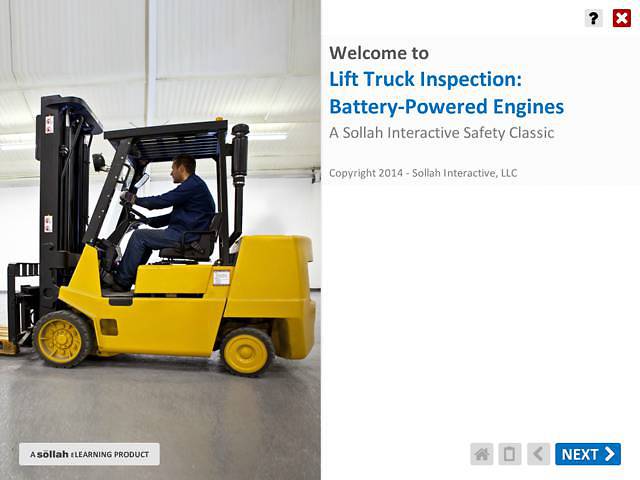 Lift Truck Inspection:  Battery-Powered Engines™