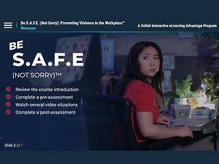 Be S.A.F.E. (Not Sorry): Preventing Violence in the Workplace™ (Advantage Course)