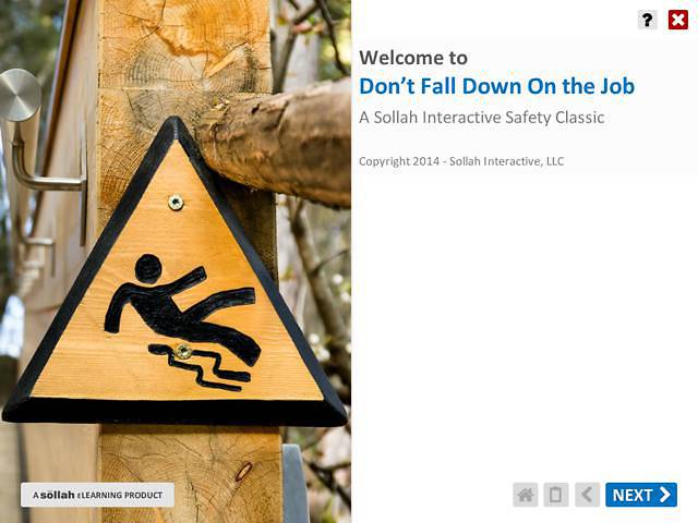 Don't Fall Down On the Job™: Preventing Slips, Trips and Falls