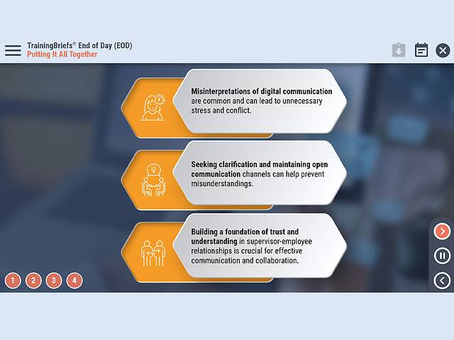 TrainingBriefs® End of Day (EOD)