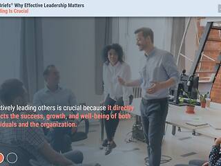 TrainingBriefs® Why Effective Leadership Matters