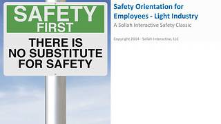 Safety Orientation for Employees - Light Industry™