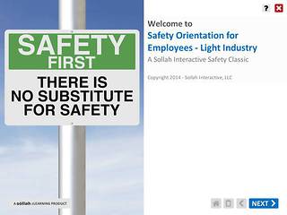 <mark>Safety</mark> Orientation for Employees - Light Industry™