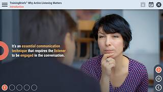 TrainingBriefs® Why Active Listening Matters