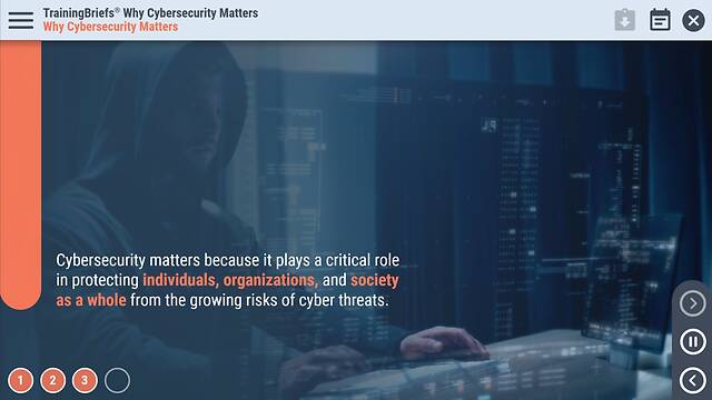 TrainingBriefs® Why Cybersecurity Matters
