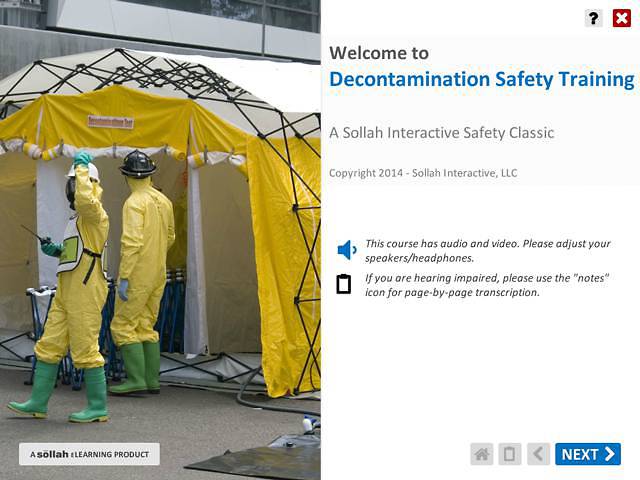 Decontamination Safety Training™