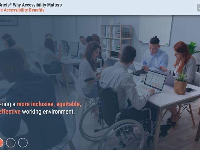 Training Briefs® Why Accessibility Matters