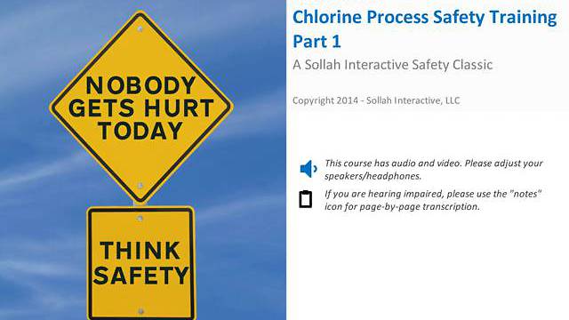 Chlorine Process Safety Training™ - Part 1