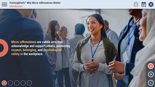 TrainingBriefs® Why Micro-Affirmations Matter