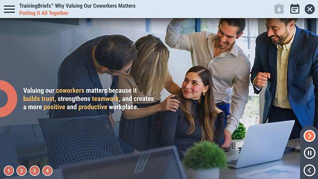 TrainingBriefs® Why Valuing Our Coworkers Matters