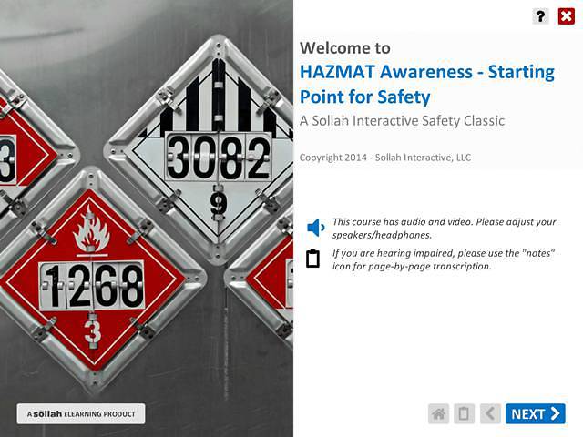 HAZMAT Awareness - Starting Point for Safety™