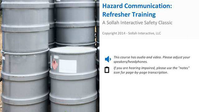 Hazard Communication: Refresher Training™