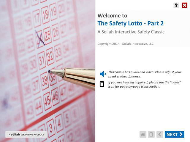 The Safety Lotto™ - Part 2