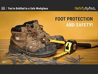 <mark>Safety</mark>Bytes® - Foot Protection (Wearing PPE)