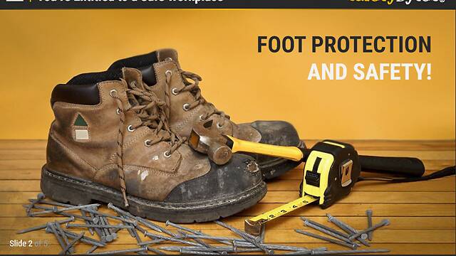 <mark>Safety</mark>Bytes® - Foot Protection (Wearing PPE)
