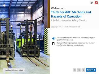 Think Forklift: Methods and Hazards of Operation™ - <mark>Safety</mark> Classic