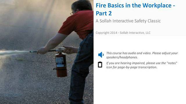 Fire Basics in the Workplace™ - Part 2