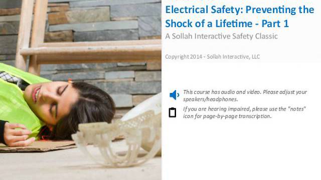 Electrical <mark>Safety</mark>: Preventing the Shock of a Lifetime™ - Part 1