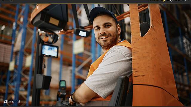SafetyBytes® - Forklift Safety Driving With A Load